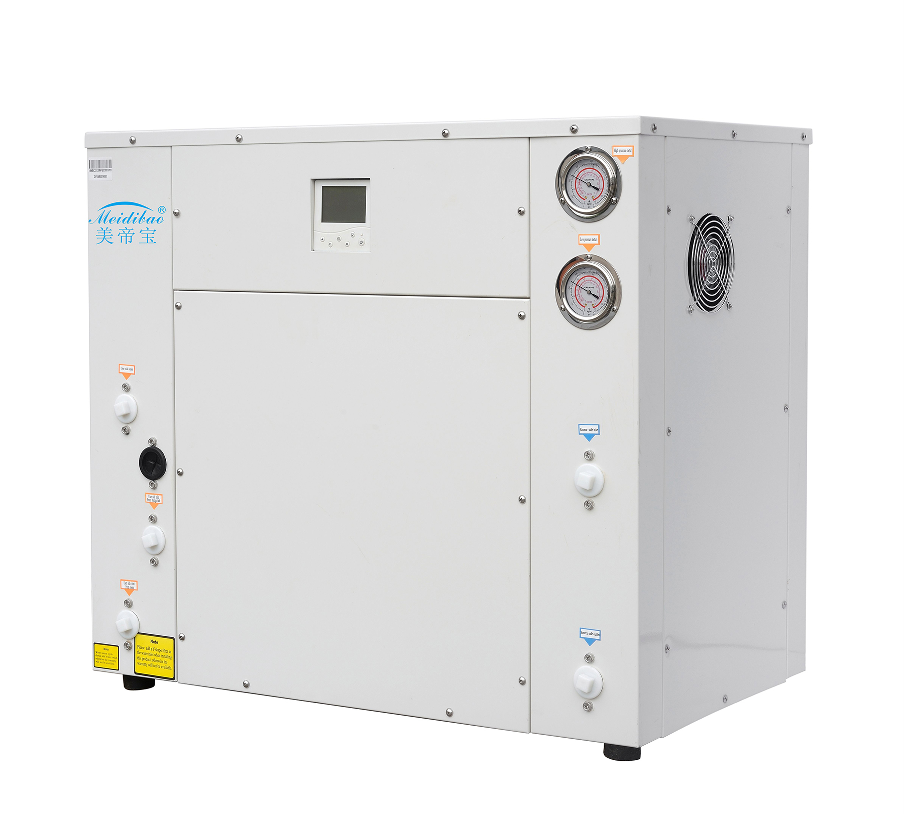 Reversible 13 Kw Ground Source Heat Pump for Hot Water
