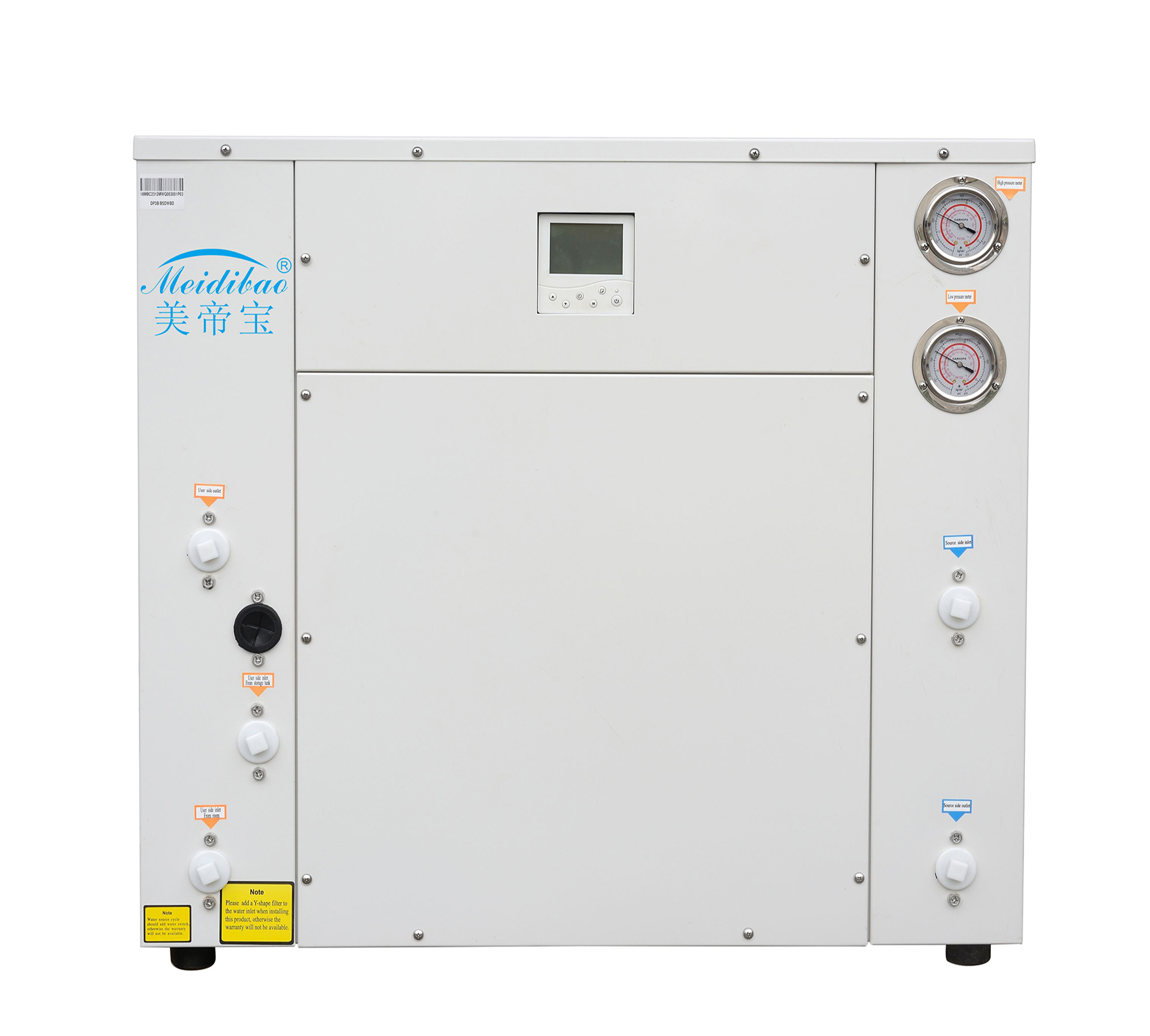 Commercial 3 Phase Ground Source Heat Pump for Hot Water